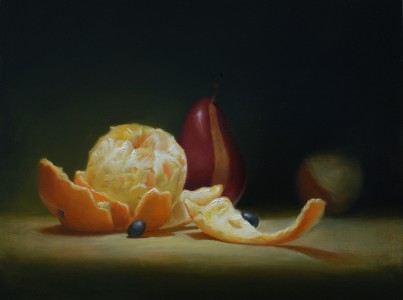 Still Life Painting : SL068_MyDinner_SivanandaNyayapathi_12x16in_OilOnPanel